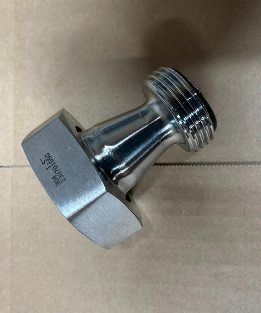 316 stainless steel RJT Female to RJT Male Reducer - view 2
