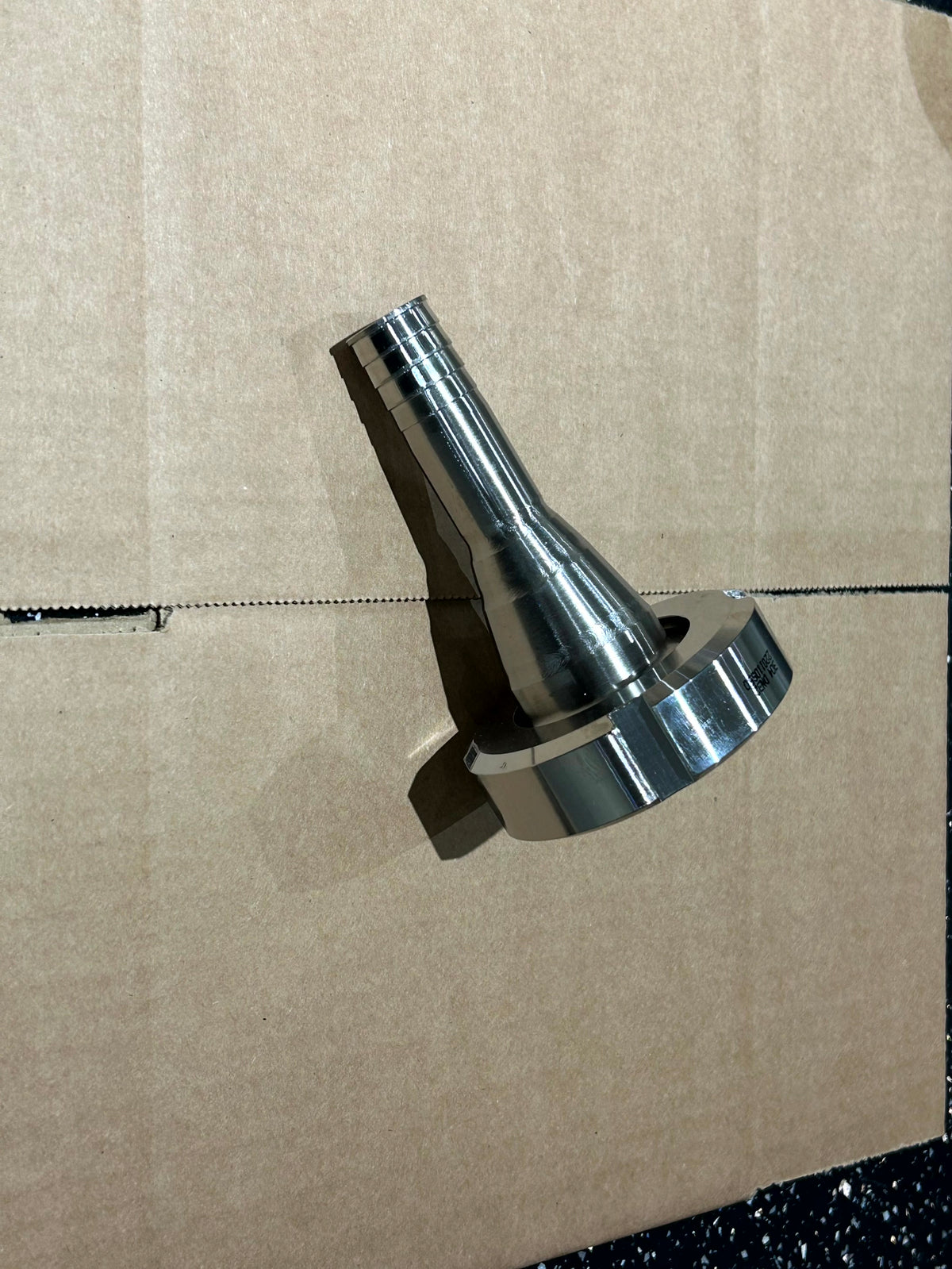 316 stainless steel DIN Female to Hosetail Adaptor - view 6