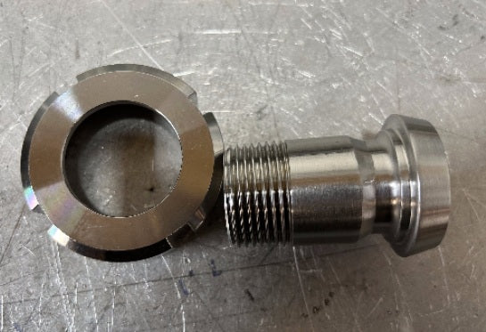 316 stainless steel BSP Male to DIN Female Adaptor - view 3