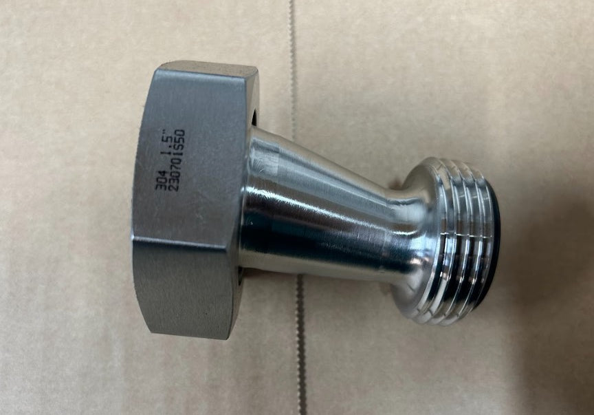 316 stainless steel RJT Female to RJT Male Reducer - view 3