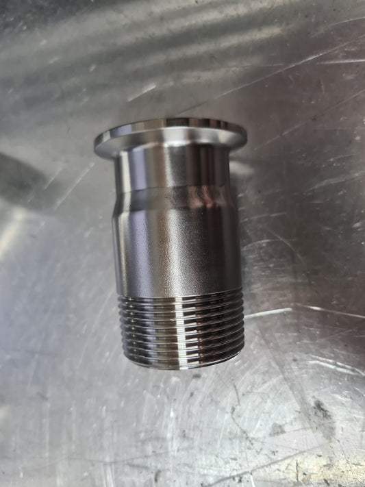 316 stainless steel BSP Male to Tri-Clamp Adaptor - view 2