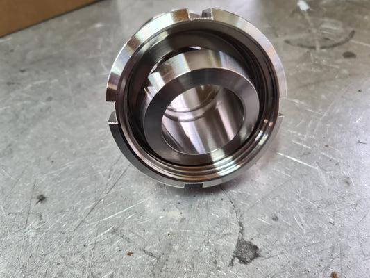 316 stainless steel DIN Female to DIN Female Adaptor - view 1