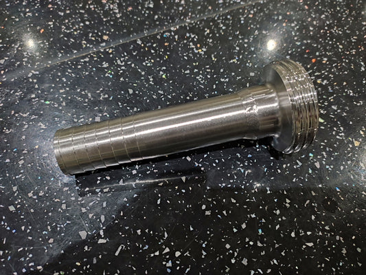 316 stainless steel DIN Male to Hosetail Adaptor