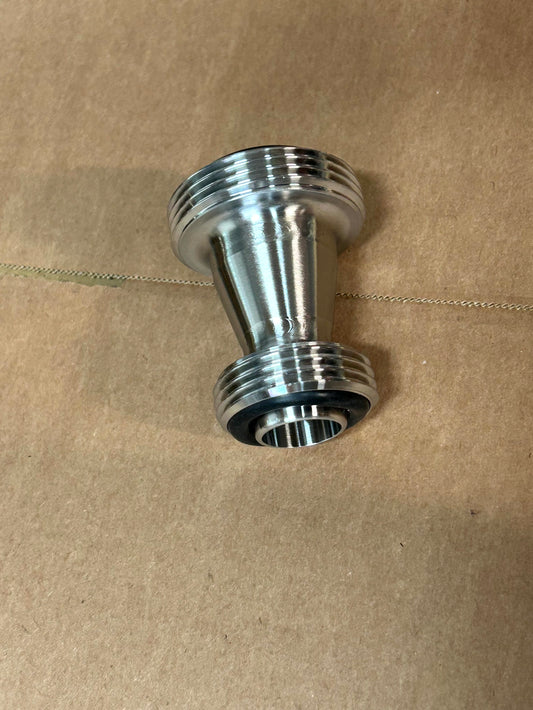 316 stainless steel RJT Male to RJT Male Adaptor - view 1