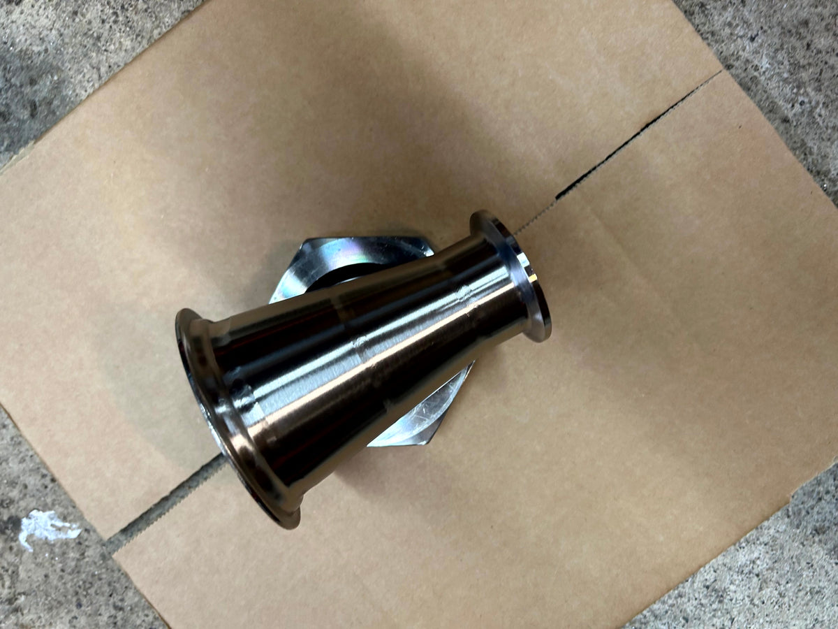316 stainless steel RJT Female to Tri-Clamp Adaptor - view 1