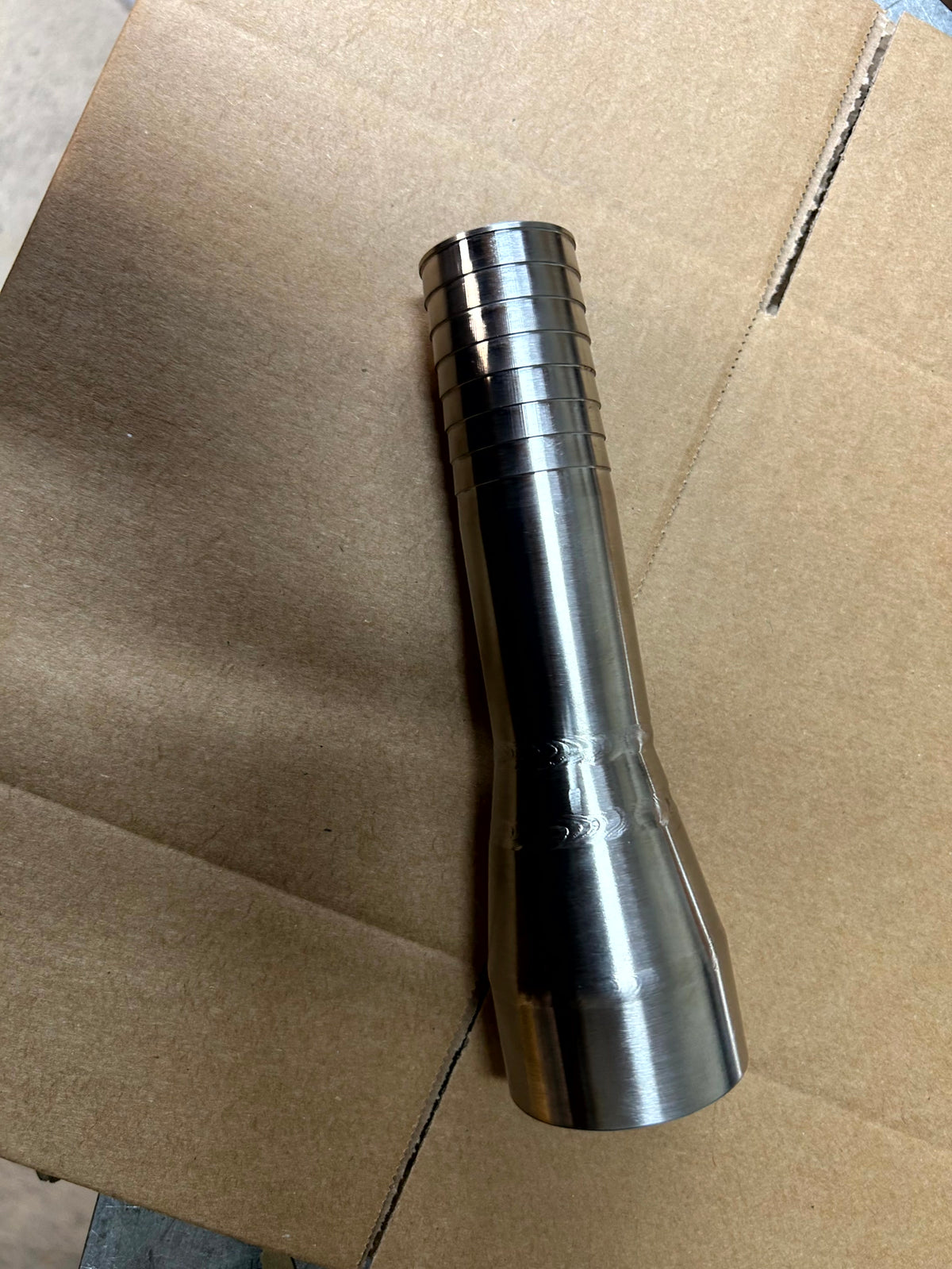 316 stainless steel BSP Female to Hosetail Adaptor - view 1