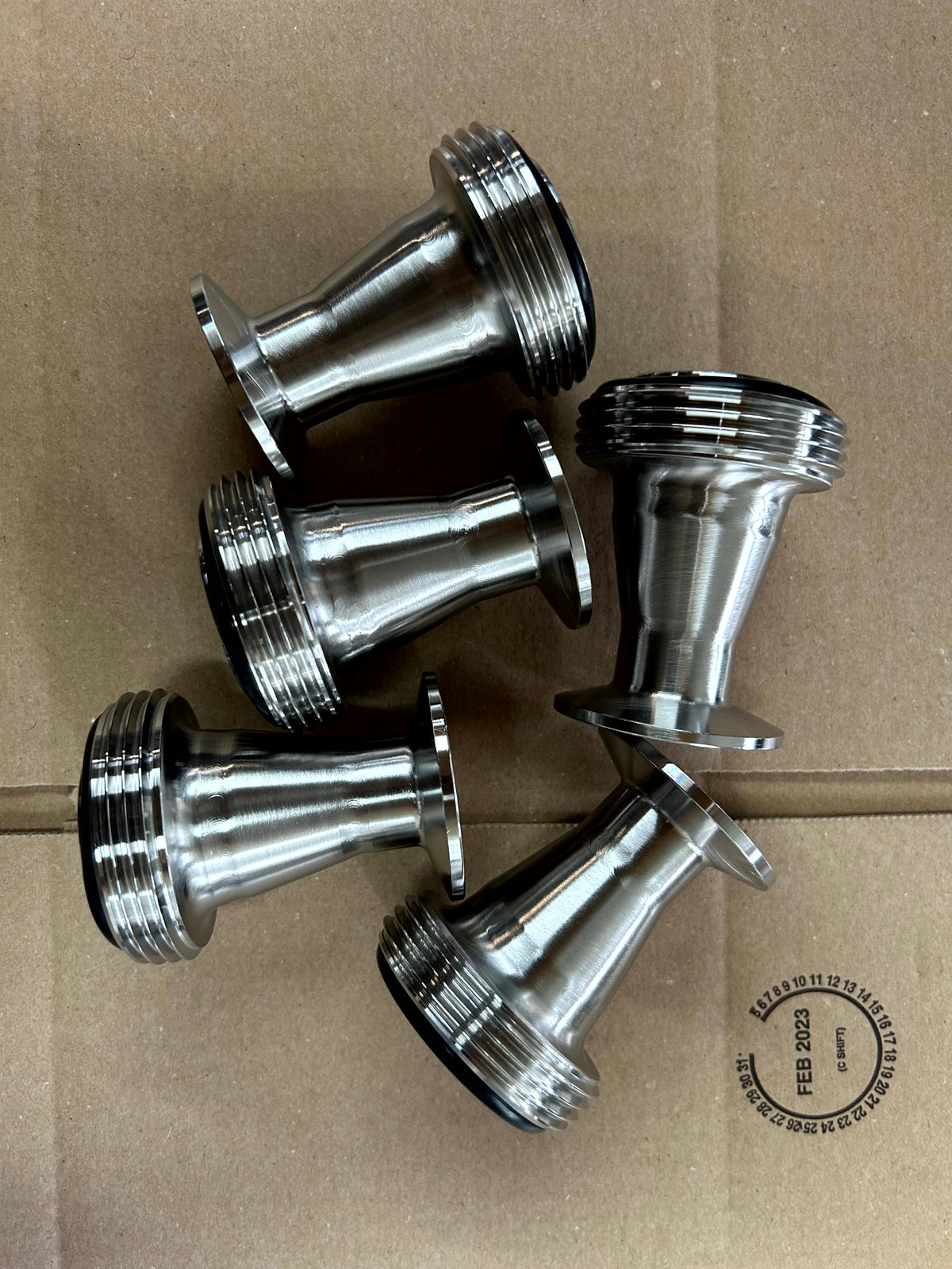 316 stainless steel RJT Male to Tri-Clamp Adaptor - view 3