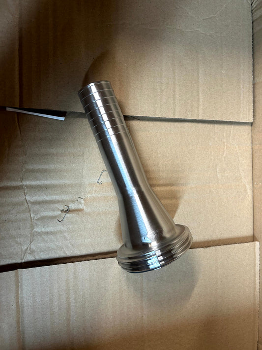 316 stainless steel RJT Male to Hosetail Adaptor - view 1
