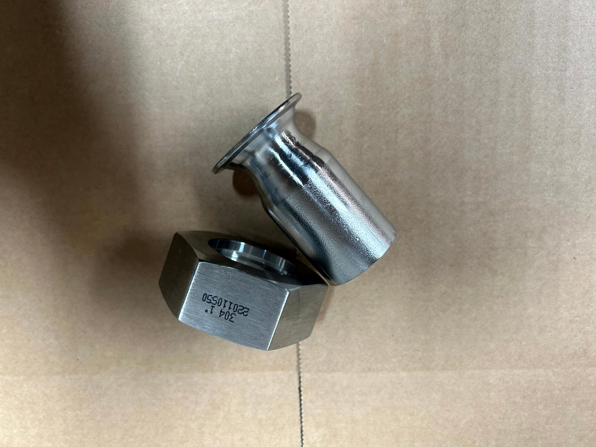 316 stainless steel RJT Female to BSP Female Adaptor - view 1