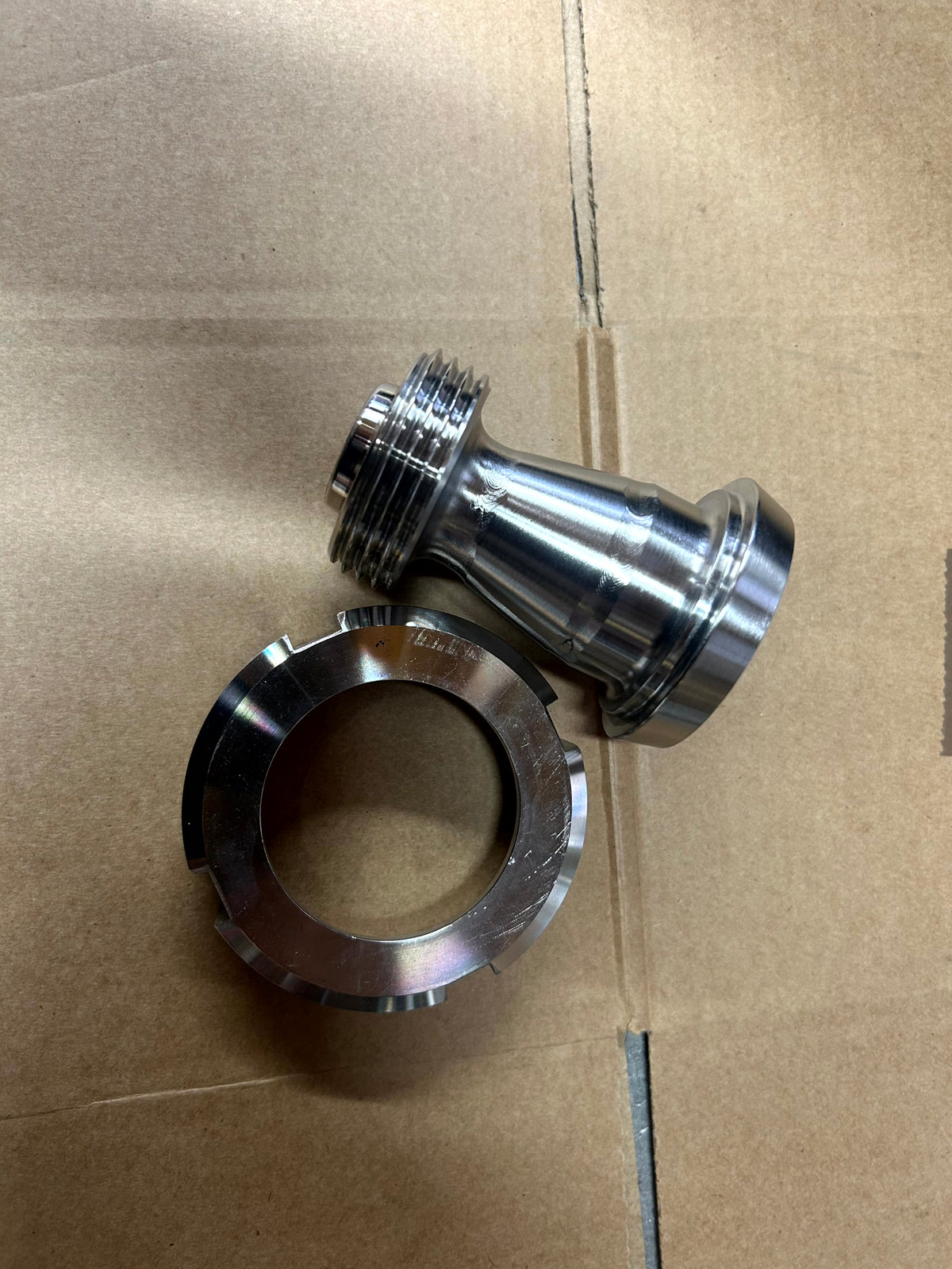 316 stainless steel RJT Male to DIN Female Adaptor - view 3