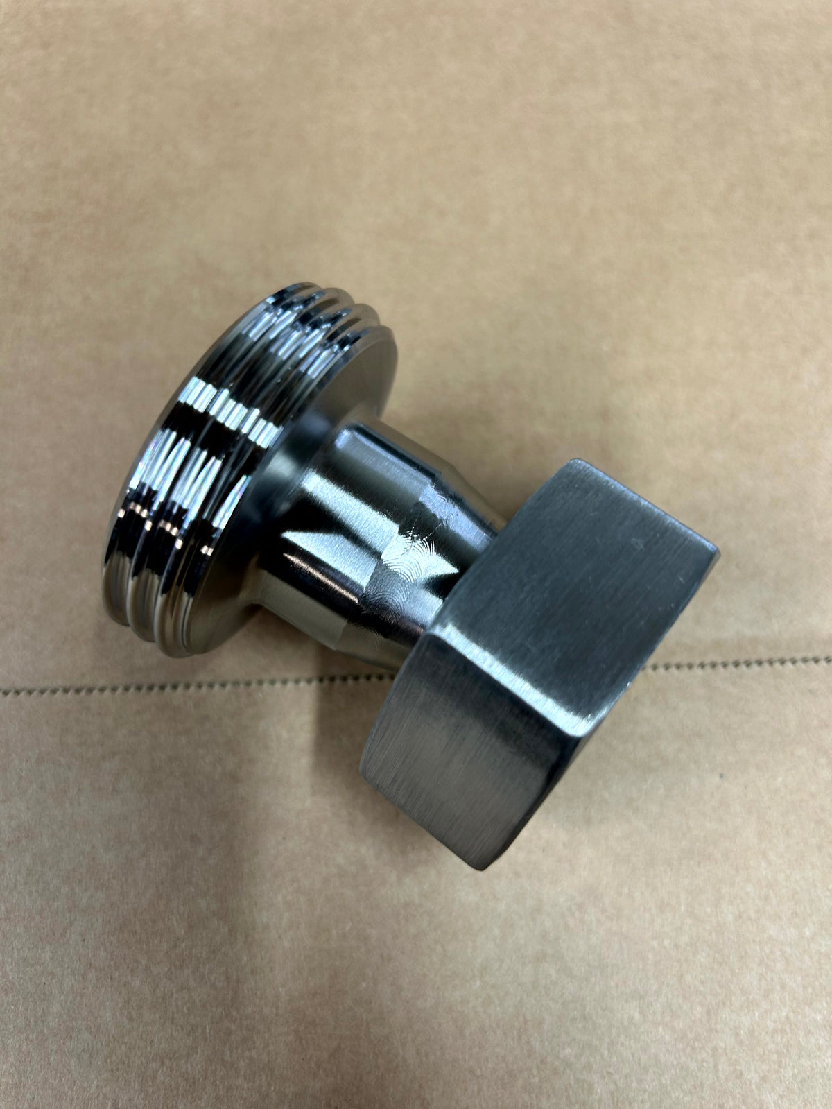 316 stainless steel RJT Female to DIN Male Adaptor - view 2
