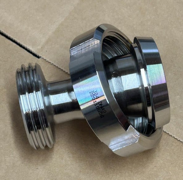 316 stainless steel DIN Female to DIN Male Reducer - view 4