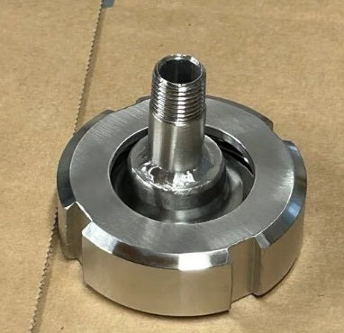 316 stainless steel BSP Male to DIN Female Adaptor - view 2